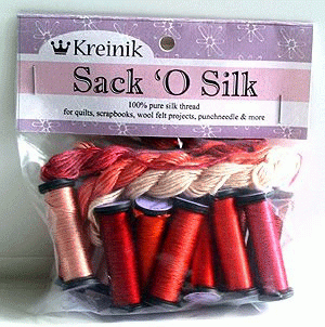 Kreinik Sack O Silk - Red