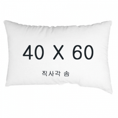 쿠션/베게솜 (40x60cm)