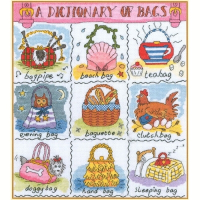 A Dictionary of Bags-XDO7-도안