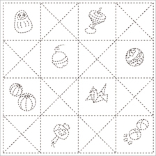 [일본]사시꼬자수용 패턴 프린트원단(white)-[ 843K-110 ]