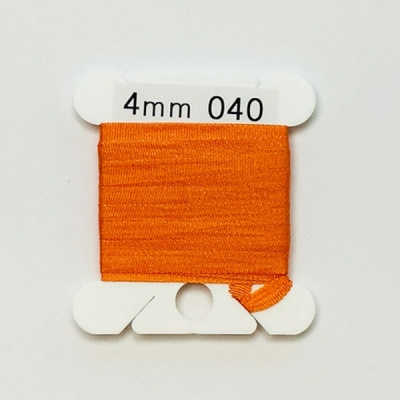 YLI Silk Ribbon 4mm 040(Orange Spice MD)