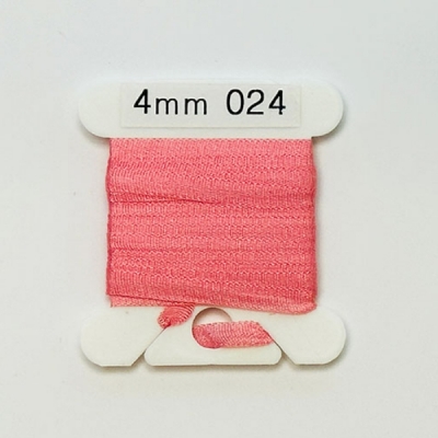 UR 실크리본자수실 Silk 100% Ribbon 4mm 024(Melon LT)