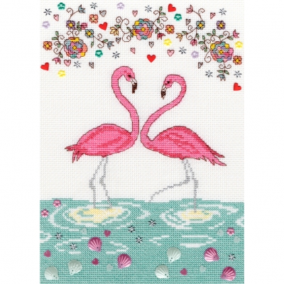 [십자수외국도안패키지]Love Flamingo-XKA9-^^