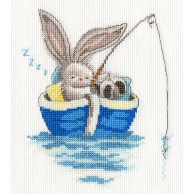 [영국 십자수패키지]XBB17-Bebunni - Gone Fishing