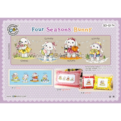 Four Seasons Bunny(소다특대-G174)-도안
