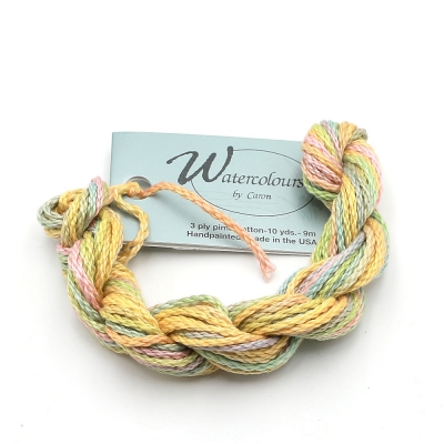 카론사-워터칼라 (수채화) 손염색 자수실(복합사) - 079