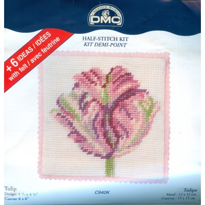 [창고정리] DMC Half- Stitch Kit-C940K(Tulipe)