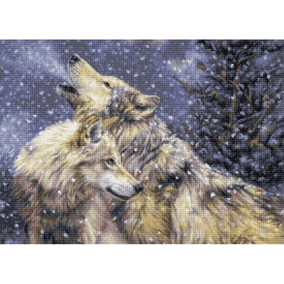 십자수 수입패키지-Luca-S Gold Collection/ BU5004 Snowfall