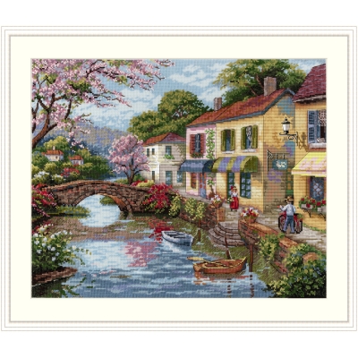 외국 십자수패키지 Merejka/Quaint Village Shops-K-174