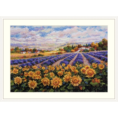 외국 십자수패키지 Merejka/Fields of Lavender & Sunflower-K-179