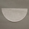 쯔바이도일리-DOILY-반원-흰색/7029-100