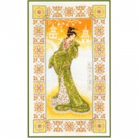 Japanese Lady In Green 62-1...