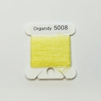 UR 실크리본자수실 Organdy 5mm 008