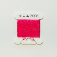 UR 실크리본자수실 Organdy 5mm 006