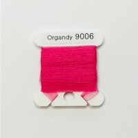 UR 실크리본자수실 Organdy 9mm 006