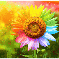 [보석 십자수]7색해바라기(MJ0100-02)-Y ^