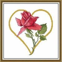14CT 프린트 패키지-The Rose in he...