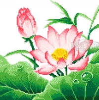 보석십자수 BL3D-1050 행운연꽃(원형)32....