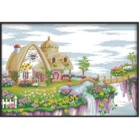 14CT 십자수 프린트 패키지-Dream land...