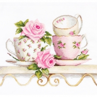 루카스 실십자수 패키지 Stacked Tea Cu...