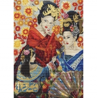 외국 십자수패키지 LETISTITCH/Geisha...