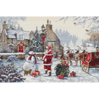 루카스 실십자수 패키지 Santas Cottage...