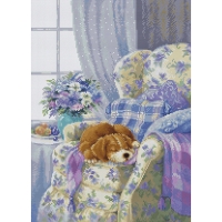 루카스 실십자수 패키지 Cozy Armchair,...