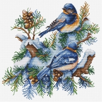 루카스 실십자수 패키지 The Birds-Wint...