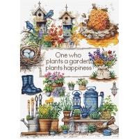 루카스 실십자수 패키지 Garden Plants,...