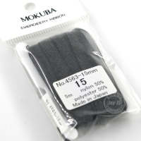 모쿠바 리본 자수실 오간디 4563 15mm 15