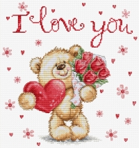루카스 실십자수 패키지 I Love You-B1421