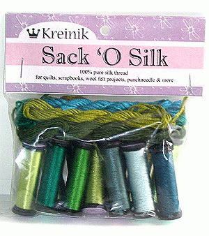 Kreinik Sack O Silk - Green