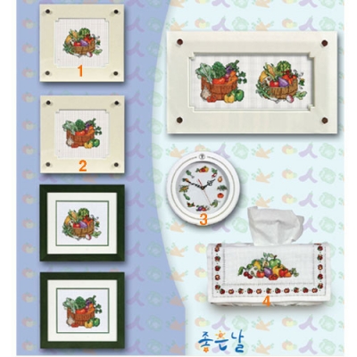 야채 모음 잔치(좋은날)-도안 ^