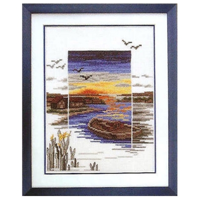 노을풍경1 -바닷가에서(오투)