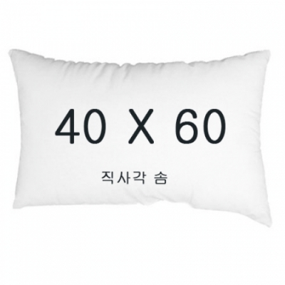 쿠션/베게솜 (40x60cm)