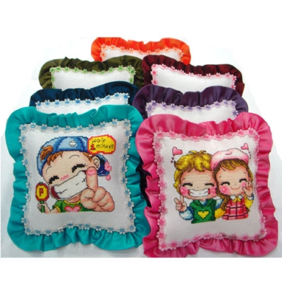 투투 꽃레이스 주차쿠션