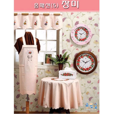 세일-홈패션시리즈 5-장미(좋은날)-도안 ^