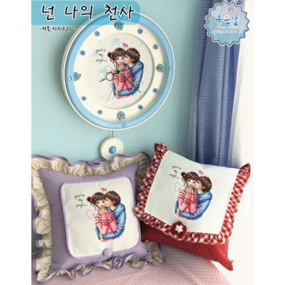 커플시리즈 21-넌 나의 천사(좋은날)-도안 ^