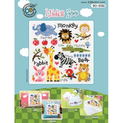 Little Zoo(꼬마동물원)(소다쿠션-3132)-도안