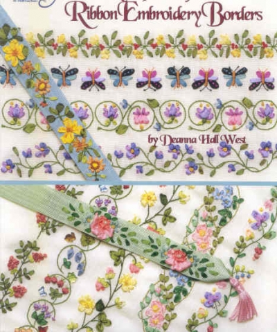 리본도안책 ENCYCLOPEDIA OF RIBBON EMBROIDERY BORDERS-3412 -^^