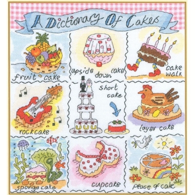 A Dictionary of Cakes(도안+복합사포함)-XDO3