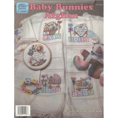 BABY BUNNIES AFGHAN-166-^^