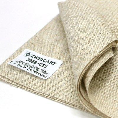 쯔바이 자수원단 25카운트-FEIN FLOBA-RAW/3988-053