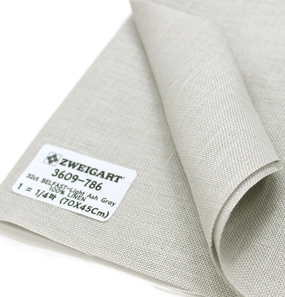 쯔바이 자수원단 32카운트-BELFAST-Light Ash Gray/3609-786