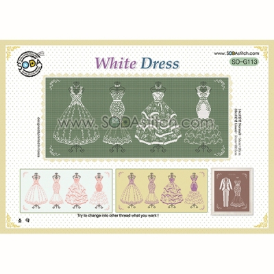 화이트드레스-White Dress(소다특대-G113)-도안