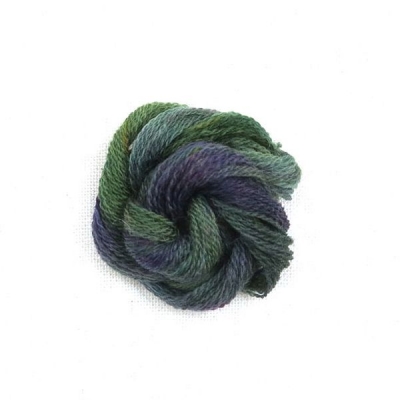 HOTA Crewel Wool Hand-dyed 복합울사-0121-[Cezanne]-25m Spool(스풀)-A