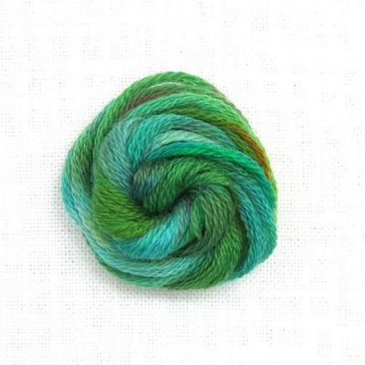 HOTA Crewel Wool Hand-dyed 복합울사-0115-[ GrandmaMoses] 25m Spool(스풀)-A
