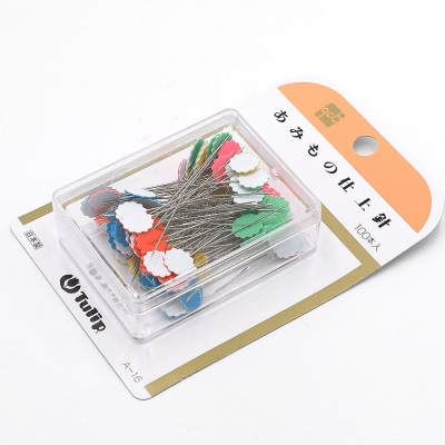 [튤립 TA-0048]일본 낙엽 시침핀(1통-100개)