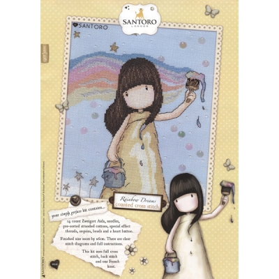 [십자수외국도안패키지]Gorjuss Rainbow Dreams-XG32-^^