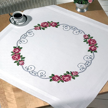 Embroidery 테이블보 Roses-27-4946